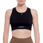 PEPPERMINT Дамски спортен сутиен PEPPERMINT Women's Signature High-Neck Bra Sports bra - Black - размер XL (114-3732-0215)