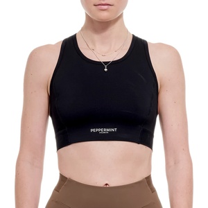 PEPPERMINT Дамски спортен сутиен PEPPERMINT Women's Signature High-Neck Bra Sports bra - Black - размер XL (114-3732-0215)