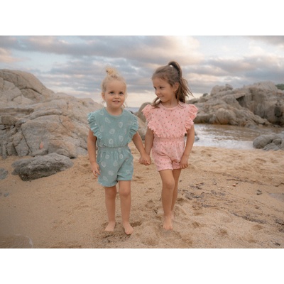 Little dutch LITTLE DUTCH Overal letní Ocean Treasures Surf Blue