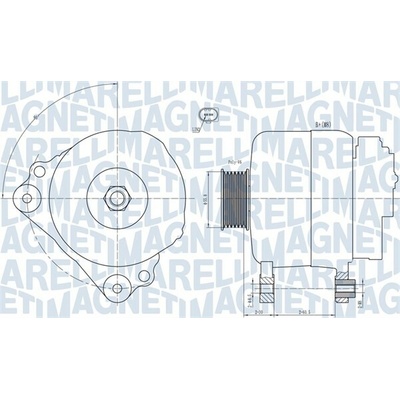 Alternátor MAGNETI MARELLI 063731992010