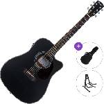 Pasadena PDC-200E Standard SET Black Електро-акустична китара Дреднаут