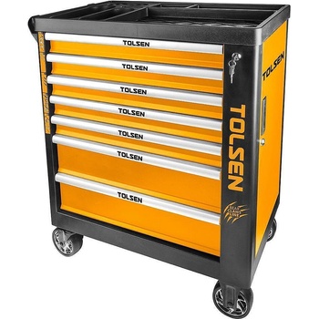 TOLSEN Количка за инструменти tolsen, 7 чекмеджета, празна, 835х460х965 мм (ТЛС80317)
