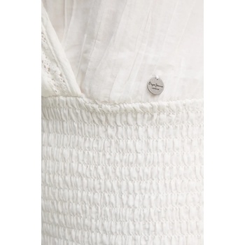 Pepe Jeans Рокля Pepe Jeans DEA в бежово къса разкроена PL953686 (PL953686)