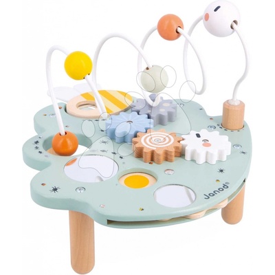 Janod Sweet Cocoon motorický stolek s aktivitami List – Sleviste.cz