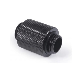 Alphacool D-Plug Alphacool ES, 20mm, G1/4 AG auf G1/4 AG, Черен мат (1021768)