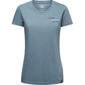 La Sportiva Дамска тениска La Sportiva Women's Climb Flower T-Shirt - Limestone / Night Sky - размер XS (916-3496-0611)