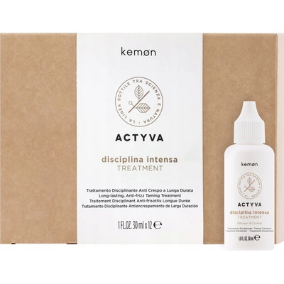 Kemon Actyva Disciplina Intensa Treatment maska pre hrubé a nepoddajné vlasy 12 x 30 ml
