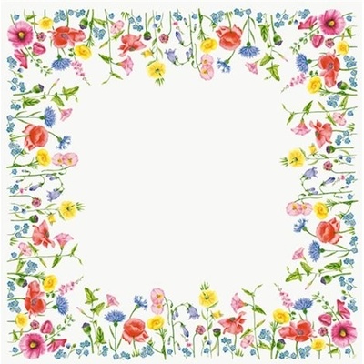 Dunisilk Obrus ​​ Flowy Meadow 20ks 84x84cm