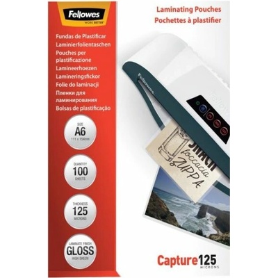 Laminovacie fólie Fellowes 111x154 /A6/ 125mic