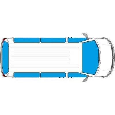 Carbest pro Ford Tourneo Custom 2 dveře 37124 Vnitřní termoizolace oken