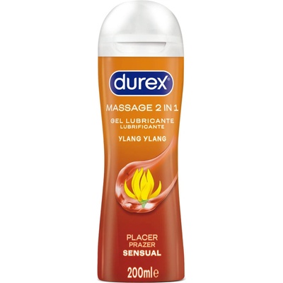 Durex - durex lubes Масажен гел лубрикант durex - ylang ylang sensual massage lubricant gel 200 ml