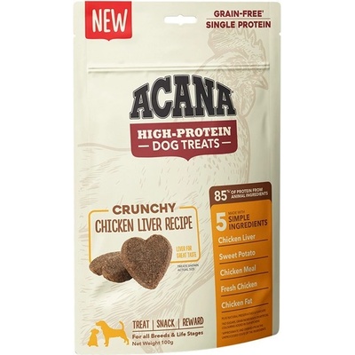 Acana High-Protein Treats Crunchy Chicken Liver 100 g