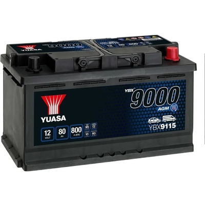 YUASA 80Ah 800A right+ (YBX9115)