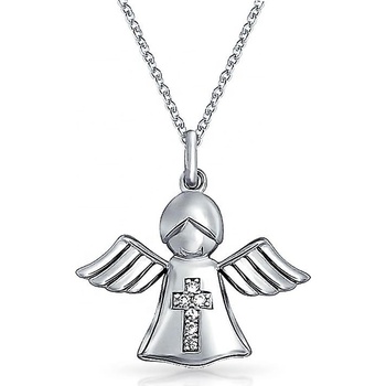 Olivie Strieborný náhrdelník anjel pre deti 4667