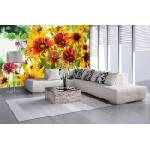 DIMEX ART Самозалепваща се флизелинова фототапета пролетни цветове 375 x 250 см