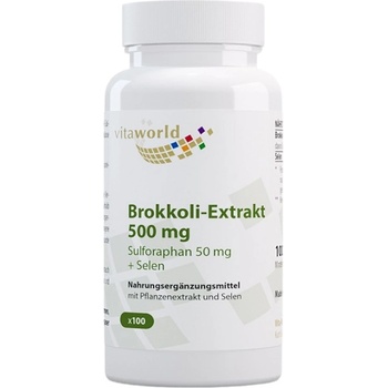 Image 1 of vitaworld Broccoli extract 500 mg [100 капсули]