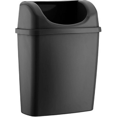 Rulopak Nástenný kôš čierny 6 L