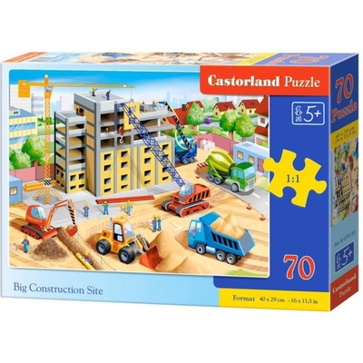 Castorland Пъзел Castorland от 70 части - Строителна площадка (B-070138)