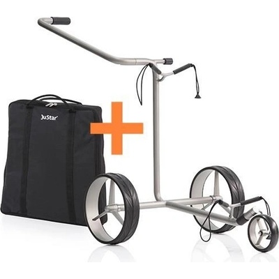 JuStar Silver 3-Wheeled manuální + taška