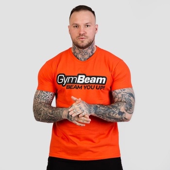 GymBeam tričko Beam oranžové