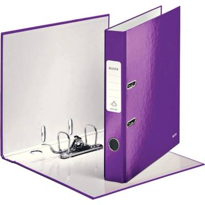 Класьор Leitz Wow Colours A4, 5 cm Виолетов (A4)