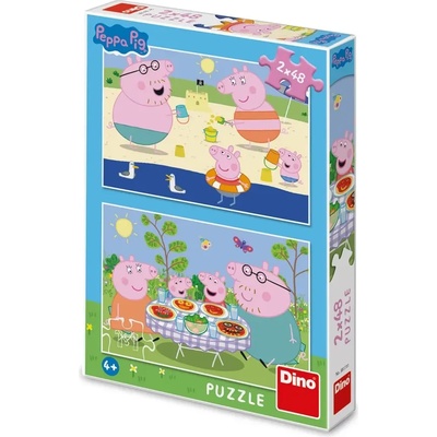 Dino - Puzzle Peppa Pig: Na dovolenke - 40 - 99 piese