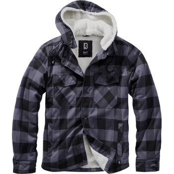 Lumberjacket Hooded černá šedá