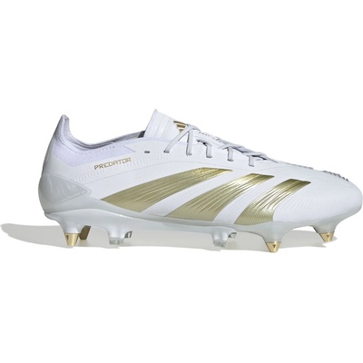 Футболни бутонки Adidas Predator 24 Elite Soft Ground Football Boots - White/Gold/Wht