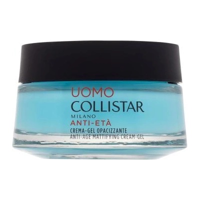 Collistar Uomo Anti-Age Mattifying Cream-Gel матиращ и подмладяващ гел за лице 50 ml за мъже