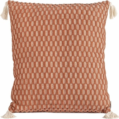 Takoy TERRA COLLECTION MOROCCO z hrubej bavlnenej tkaniny zdobený strapcami na rohoch-HF-405703 60 x 60 cm