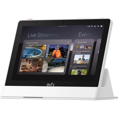 eufy Eufy E10 Smart All in One Smart Home Hub дисплей за контрол, 8" IPS HD, Touch Screen, бял (T87A03W1)