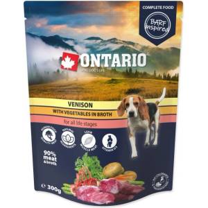 ONTARIO Пакетче Ontario еленско месо със зеленчуци в бульон 300g (214-3383)