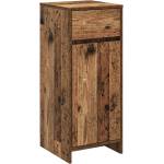 vidaXL Шкаф за баня Старо дърво 35 x 36, 5 x 85 см Инженерна дървесина (890750)