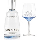 Giny Gin Mare 42,7% 0,7 l (dárkové balení 1 sklenice)