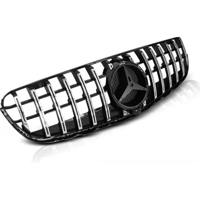 Predná maska Mercedes GLC W253 15-18 Sport Glossy Black Chrome GT-R Look