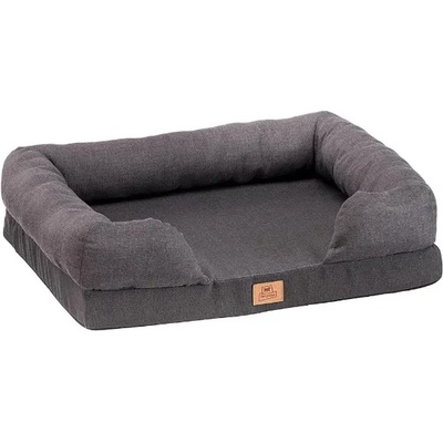 Ferplast MEMOR-ONE Medium - Кучешко легло с ортопедичен матрак от мемори пяна, 64 x 52 x h 16, 5 см