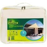 NORTENE Триъгълна бежова тента от полиестер sun-net kit - 5 х 5 х 5 м