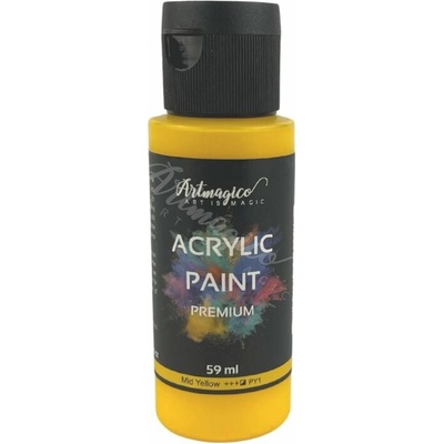 Artmagico akrylová farba 59 ml mid yellow