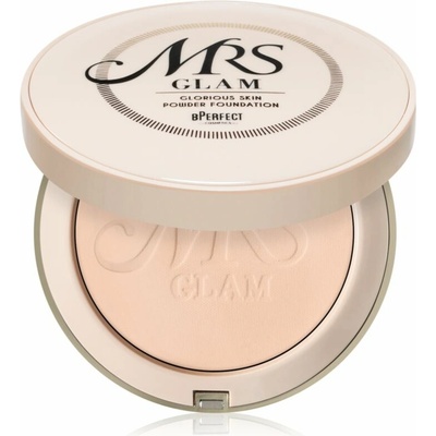 BPerfect Mrs Glam Glorious Skin kompaktný púder pre matný vzhľad 01 Light Pink 70 g