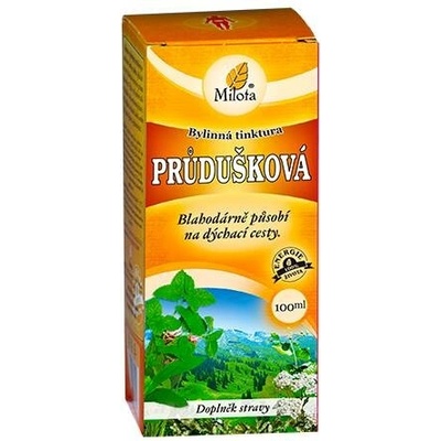 Milota Průdušková Bylinná tinktura 100 ml