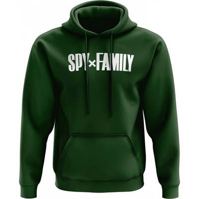 Mikina Logo Spy x Family tmavě zelená