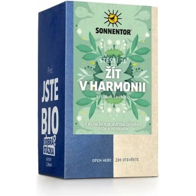 Sonnentor štěstí je žít v harmonii bio 27 g balení 6 ks