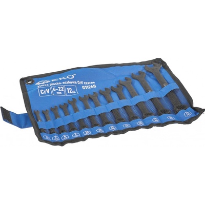 Geko Kombinované kľúče čierne 6-22mm 12 ks 20 G11260