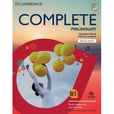 Complete Preliminary Second edition Student´s Book without answers with Online Practice