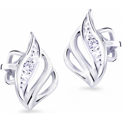 Cutie Jewellery náušnice s trblietavými zirkónmi Z8024-30-10-X-2