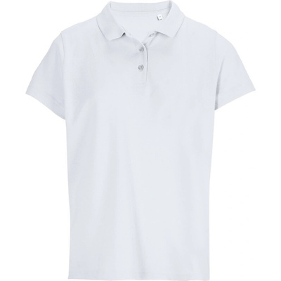 SOL's Collection Polokošile Pulse Women piqué krátký rukáv dámská COT25450100100 white Bílá