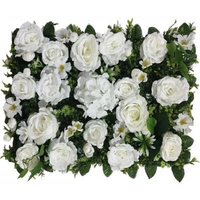 Umělý květinový panel Rose 6 40x60cm