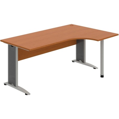 OFFICE PRO s.r.o. Kancelársky stôl pracovný, ľavé prevedenie - CE 1800 60 L, čerešňa
