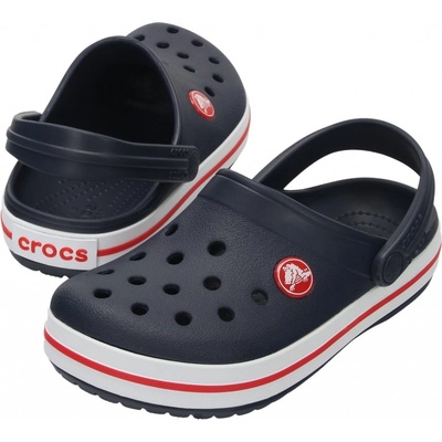Crocs Crocband Clog K Navy Red – Zboží Dáma