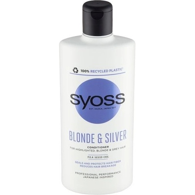 Syoss Professional Blonde & Silver Purple kondicionér pre melírované biele a sivé vlasy 440 ml